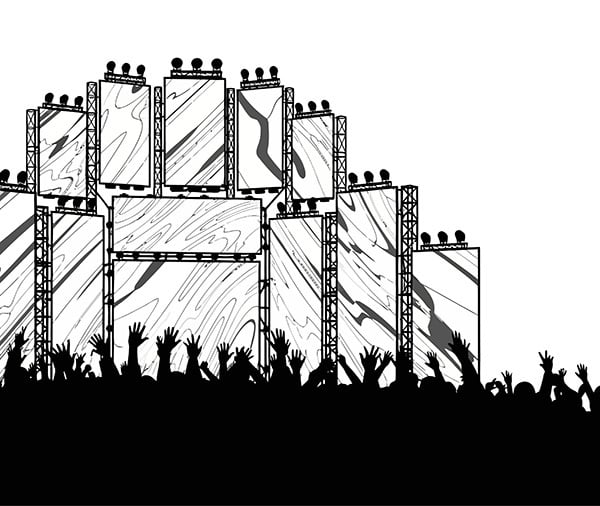 Concert Stage Illustration Concert Stage Illustration