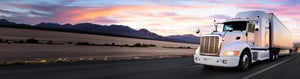 Truck - Open Road - Mountains 2000 x 530 px